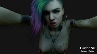 [6DOF VR] [Cyberpunk] Cowgirl Judy esmagadora