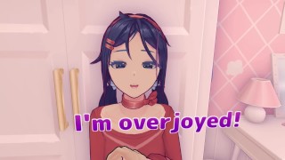 Hentai Mita seksscène geheim einde MiSide ongecensureerd