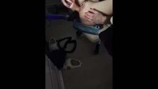 anal com máquina de sexo e dupla penetração!