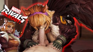 Squirrel Girl Goes Deep 4K: un pompino❤️ parodia Marvel Rivals (ProvocativeLime)