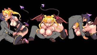 【H GAME】サキュバスエスケープ♡Hドットアニメーション① エロアニメ Hentai Game Gallery