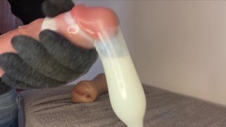 カミングを止めないスーパースティックとのバーチャルセックス。