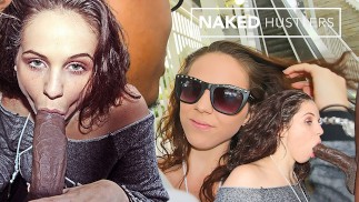 Amateur Dick Sucker Becky Bundles Sucks Black Dick Outside