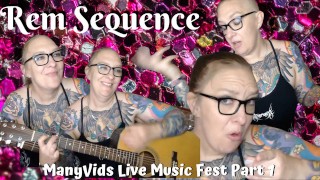 Фестиваль живой музыки ManyVids, часть 1 с Rem Sequence