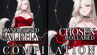 Erotisches Audio | Heulende Nacht ZUSAMMENSTELLUNG | Teil 1 + 2 | Futanari FemDom Alpha Wolfgirl Demütigung