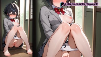 Tatsuki Arisawa da Bleach - fazendo boquetes na aula!