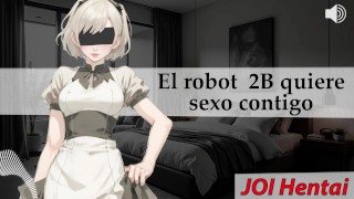 JOI ASMR con 2B. Necesito semen amo, usame muy fuerte sin parar.