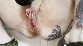 Lior Dandy-Transmasc Butch Gode, ÉNORME CLITO, Chatte serrée, Éjacule, FTM, Muscles, Cumslut