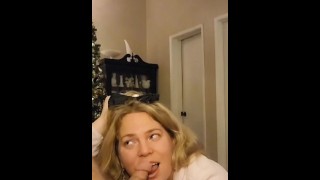 Pretty Chelsi sucks the CUM out like a Good GIRL