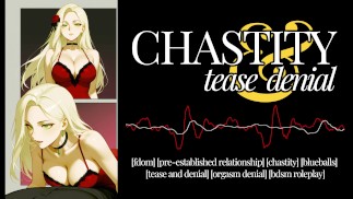 Erotic Audio | Chastity Tease & Denial | FemDom Mistress Role Play [ReMastered]