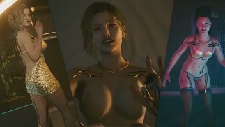 Cyberpunk 2077 Секс сцены Бриттари Хейс Все секс Полная коллекция . Cyberpunk nude mod Играть в порно игру