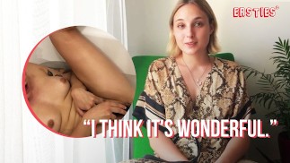 Ersties - Bi Sexual Ophelia masturbiert in der Badewanne mit einem Vibrator