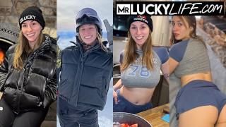Учит Angel Youngs ездить на вещах, которых у нее нет
