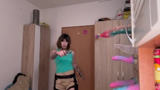 LARA CROFT с HUGE TITS дерется с ЧУДОВИЩНЫМИ ЧЛЕНАМИ