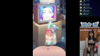 😞odprásknout! 😭 odprásknout! League of Legends JINX NNN JOI Hentai | Část 3 úžasný animovaný porno seriál