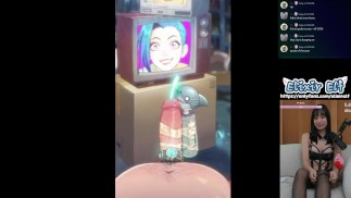 😞zappen! 😭 zappen! League of Legends JINX NNN JOI Hentai | Deel 3 fantastische geanimeerde porno serie