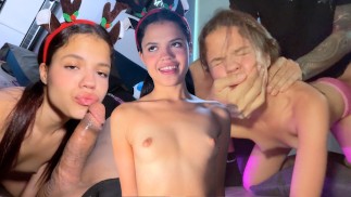 Lusmall, a petite extra do canal, vem mostrar sua evolução fodendo forte e chupando como se fosse