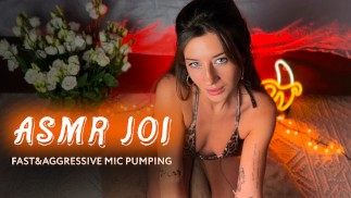 ASMR JOI * Твоя сексуальная киска Быстрый и агрессивный Mic накачивает твой член * Amy Haze