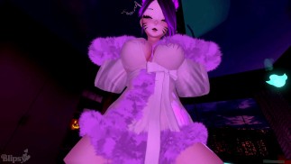 Monster Cat chica es follada y le dan un creampie - Fanly Preview - VRChat ERP