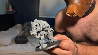 Montrer mon Dreadnought et exploser ma bite avec un pistolet de massage
