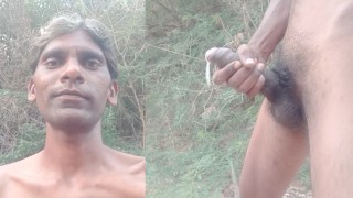 Rajesh Playboy 993 户外手淫大鸡巴和户外卡明在丛林