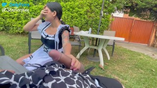 La empleada de casa se quiere comer la verga del patrón - jeniferplay xxx porno