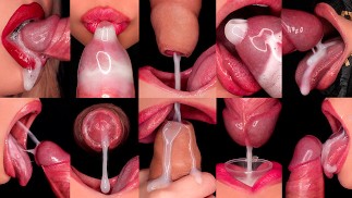 NAHAUFNAHME: BESTER MUND FÜR DEINE CUMSHOTS! HEISSESTE SPERMA-MUND-ZUSAMMENSTELLUNG! MELKEN - VORHAUT - KONDOM!