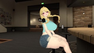 Сексуальная стриптизерша Bimbo Bitch приглашает вас за кулисы