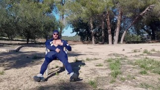 Speed skate suit action