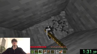 Speedrun, aby znaleźć podstawę w Minecrafcie
