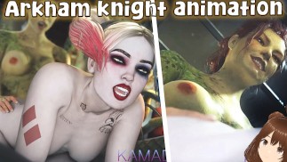 Harley Quinn receives cock from her friend Futanari (KamaDevaSFM animation) - Jazziuu