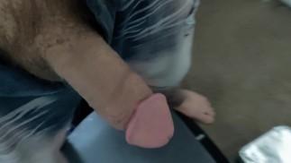 I jerked it while my roommate made dinner in next room
