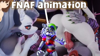 Roxanne Wolf aus FNAF fickt ihre Lieblingsschlampe Furry und Futa (Haferflockenpetscheneg-Animation) - Jazziuu