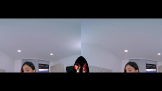 VRLatina-見事な小柄なLatina VRセックス体験