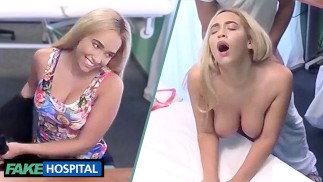 Fucking HOT TEEN BLONDE with AMAZING BIG TITS baisée par un docteur - Fake Hospital