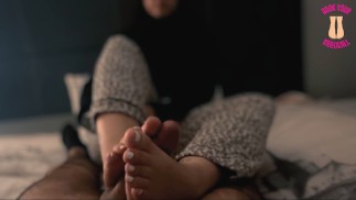 POV. Stepbro Let Me Play With His Dick Before Bedtime