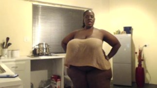 Black Ssbbw Milf batendo palmas Juicy bunda gorda