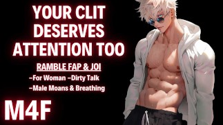 Ramble Fap ~ Mit Dirty Talk und Anleitung für Frauen [M4F] [Audio] [Männliches Stöhnen] [Weibliche JOI]