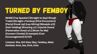 [Audio] Heterosexueller Himbo von Femboy-Zuhörer verführt