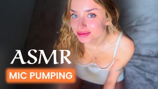 ASMR MIC PUMPING * Сладкая блондинка заставит тебя кончить * Lissa Piccola