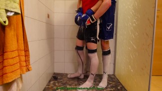 doccia a calcio con il mio ragazzo