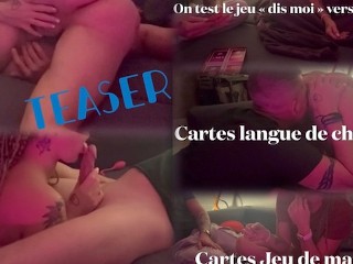 Teaser De Notre Nouvelle Vidéo : on Test Le Jeu « dis Moi » Version Hot 🔥 ça C’est De La Baise 🤤💦