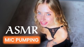 ASMR * Сексуальная миниатюрная блондинка Lissa Piccola Mic накачивает твой член и заставляет тебя кончить