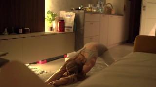 Хотела накачать попку, но накачала скулы во время минета