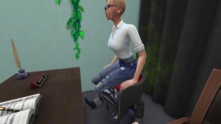 Troublemaking Student? The Teacher Turns Him Into Her Chair! (preview)