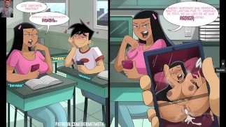 paulina quiere darle una buena cabalgada a la dura polla de Danny Phantom hasta llenar su coño