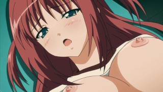 Ruiva com peitos grandes adora foder anal
