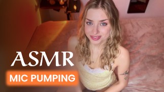 ASMR * Соблазнительная миниатюрная блондинка Быстрый и агрессивный Mic накачивает твой член и заставляет тебя кончить * Lissa Pi
