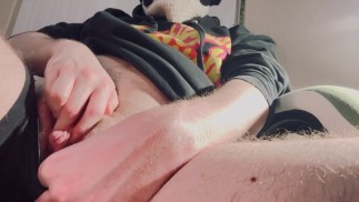 Celebrating 1K on Bsky (Smoking and Jerking Off)