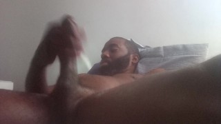 Horny plus morning wood equal big load